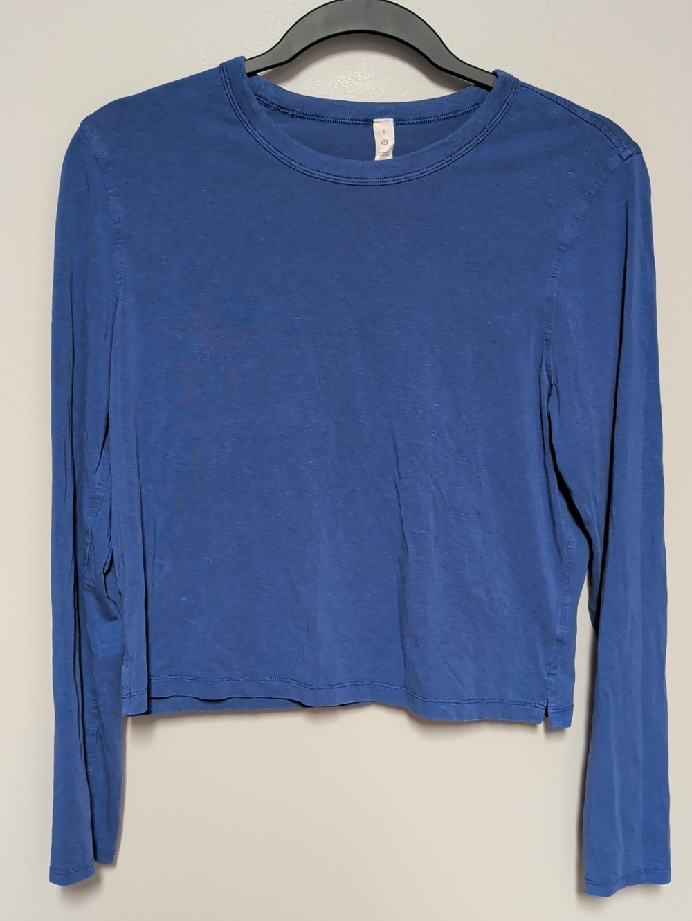 lululemon athletica Royal Blue Long-Sleeve Crewneck Top